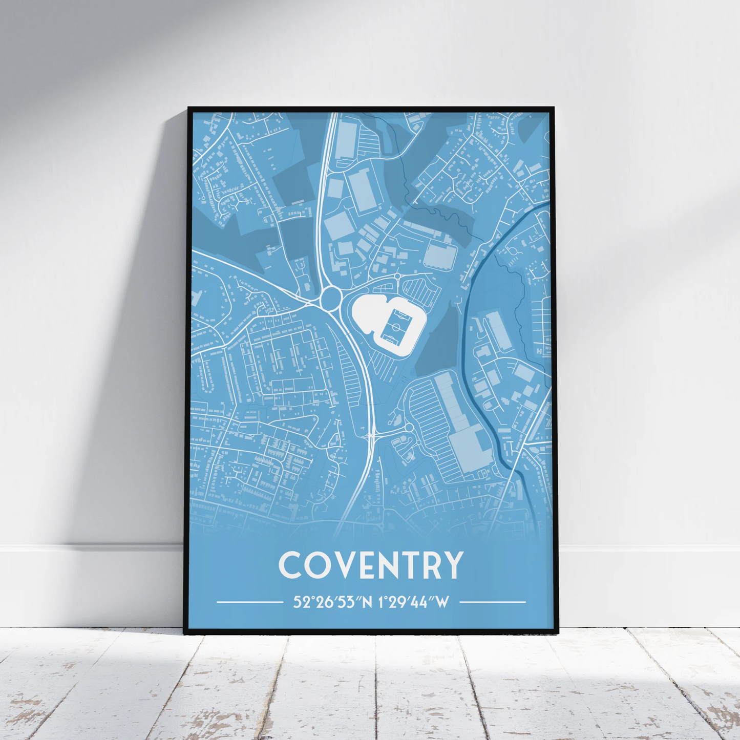 Coventry - Stadium Map Poster - Fans Favourites