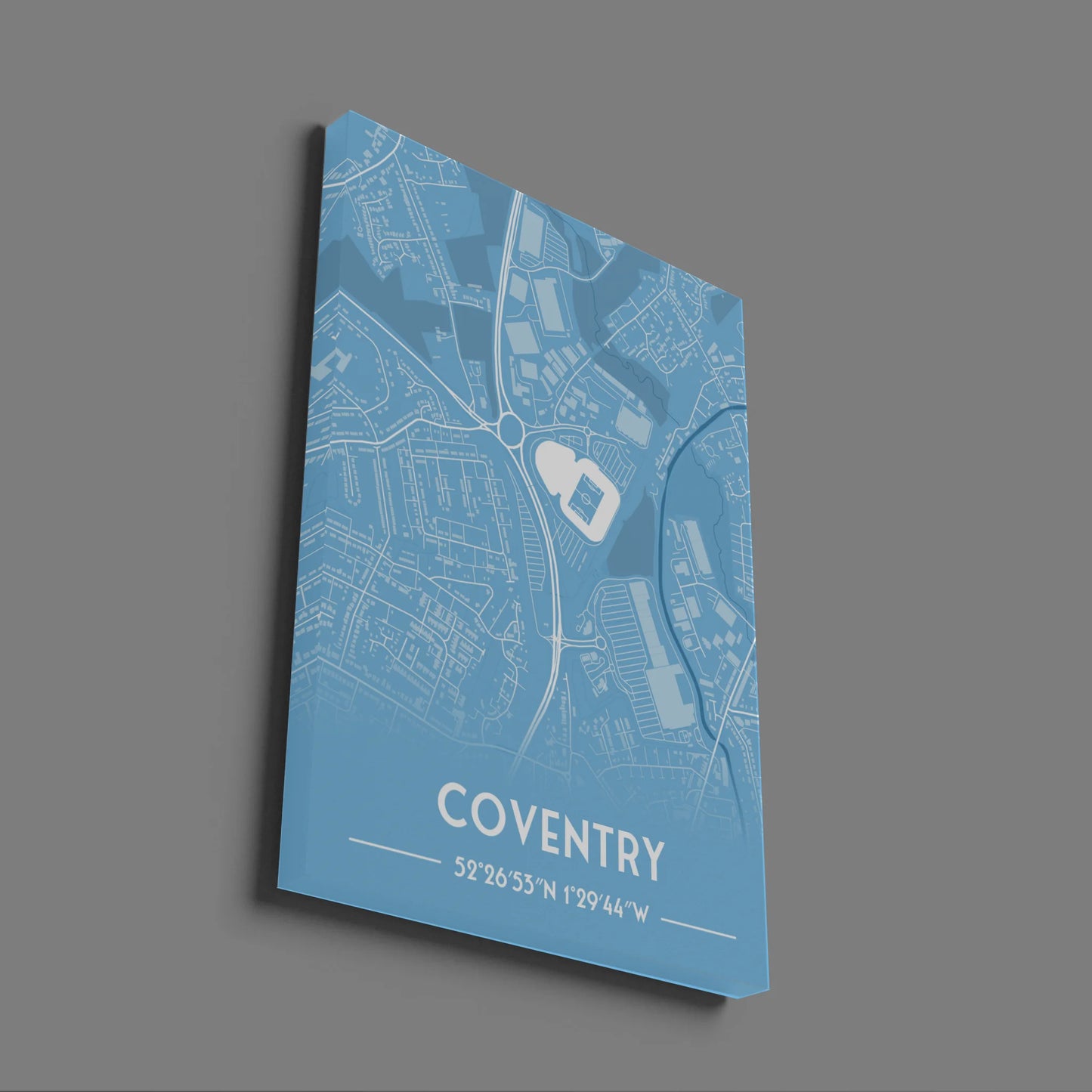 Coventry - Stadium Map Poster - Fans Favourites