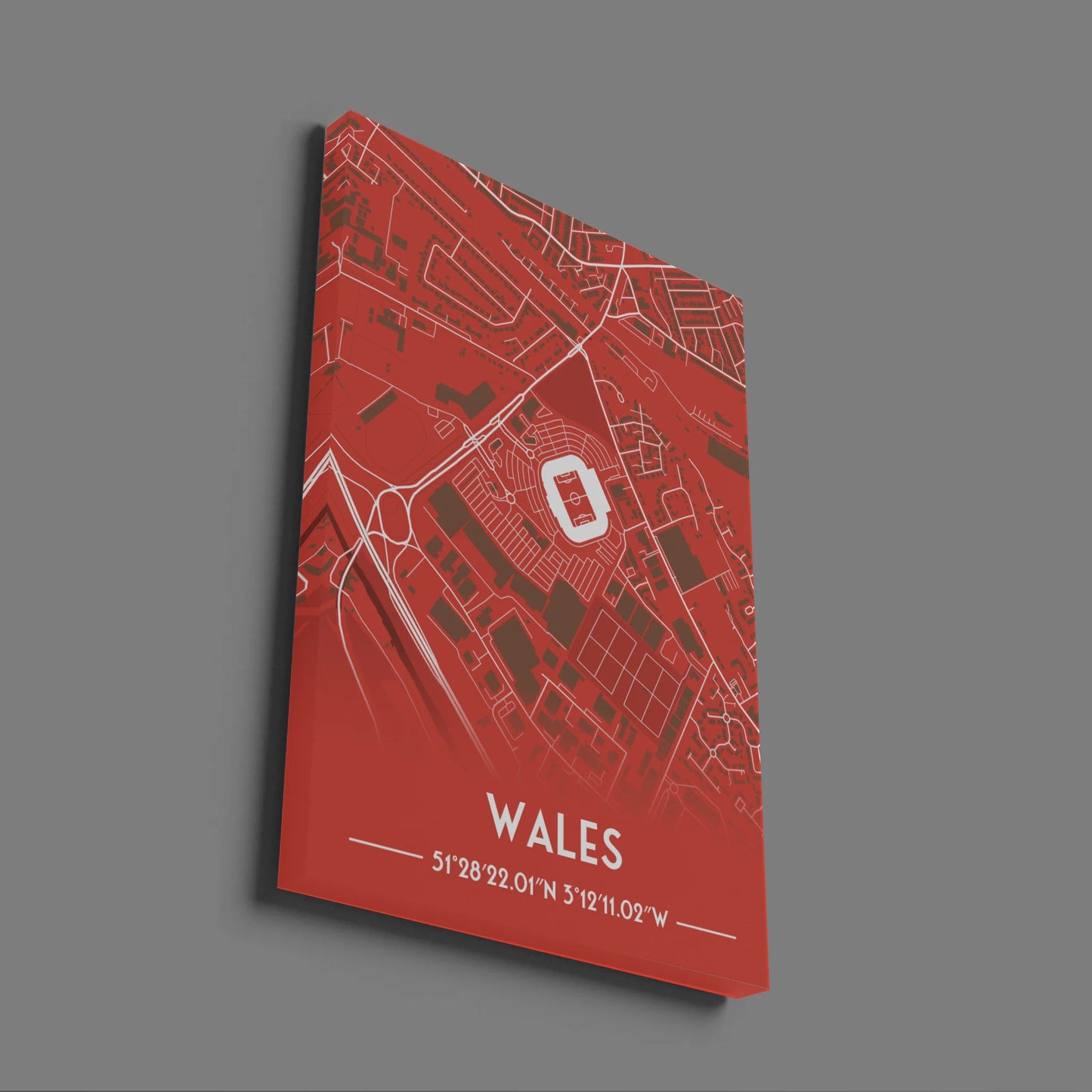 Wales - Stadium Map Poster - Fans Favourites