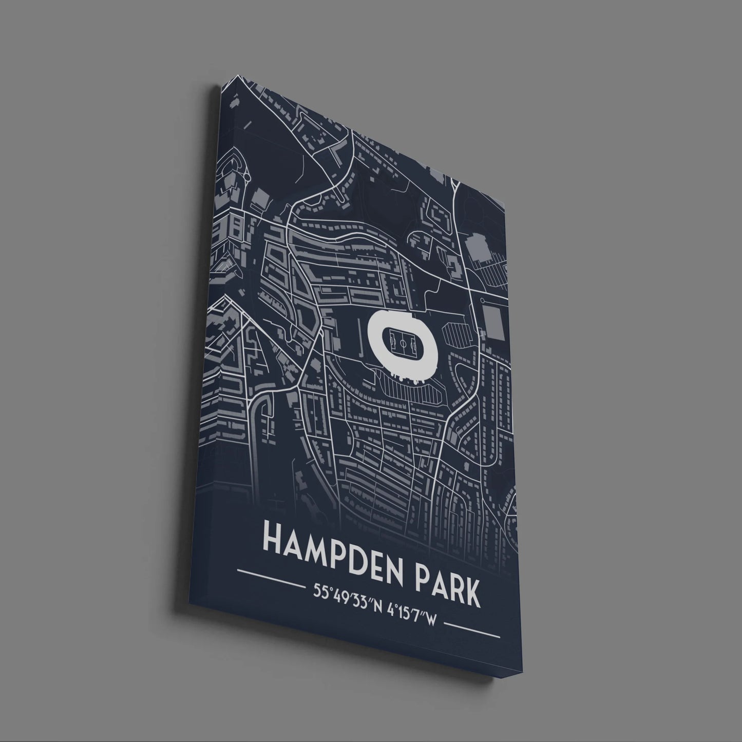 Hampden Park Scotland - Stadium Map Poster - Fans Favourites