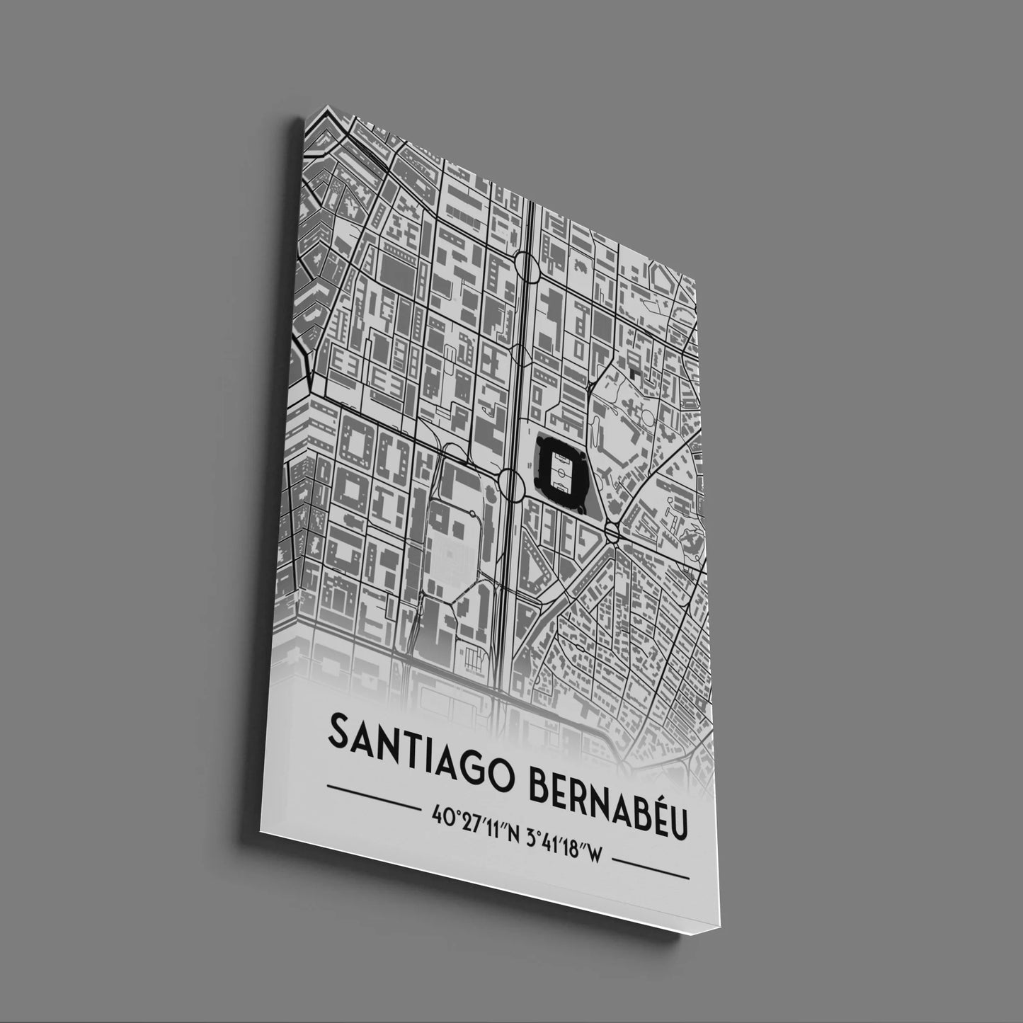 Real Madrid - Stadium Map Poster - Fans Favourites