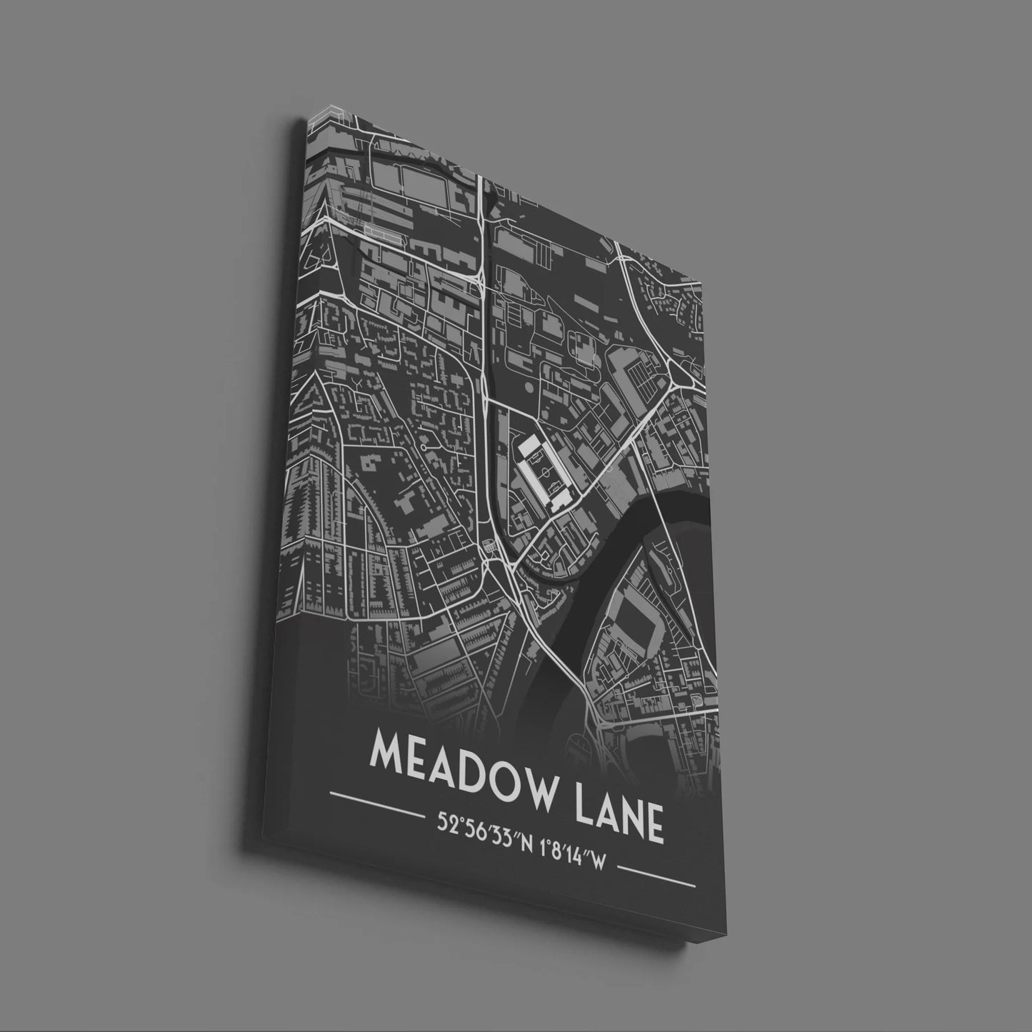 Notts County - Stadium Map Poster - Fans Favourites
