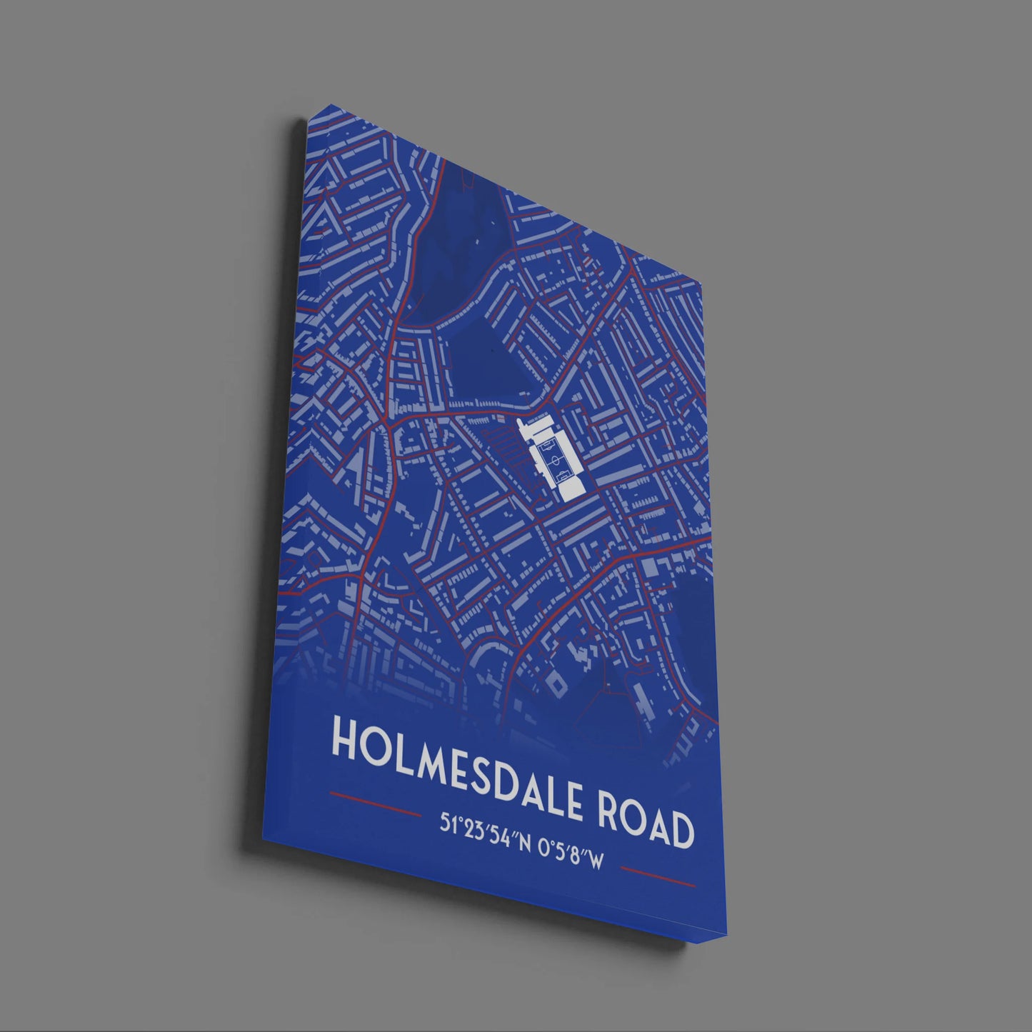 Crystal Palace - Stadium Map Poster - Fans Favourites