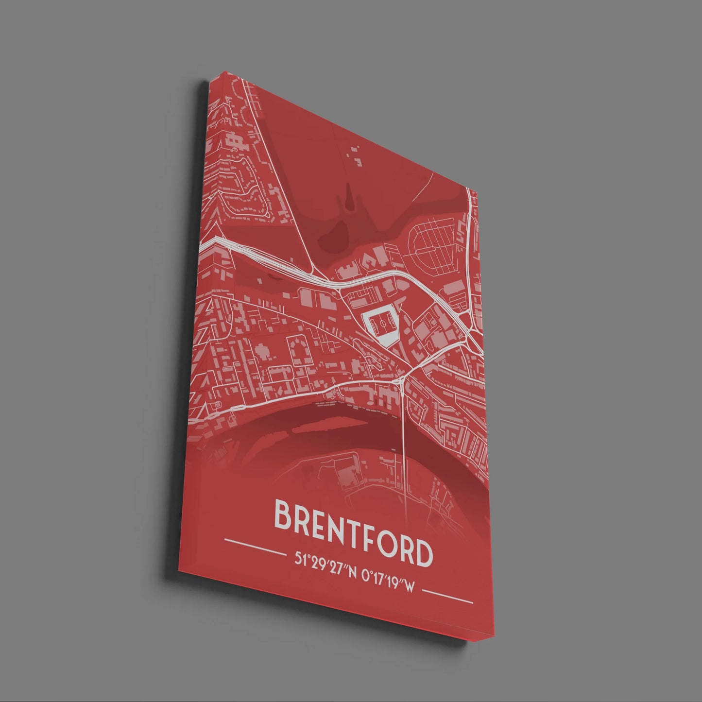 Brentford - Stadium Map Poster - Fans Favourites