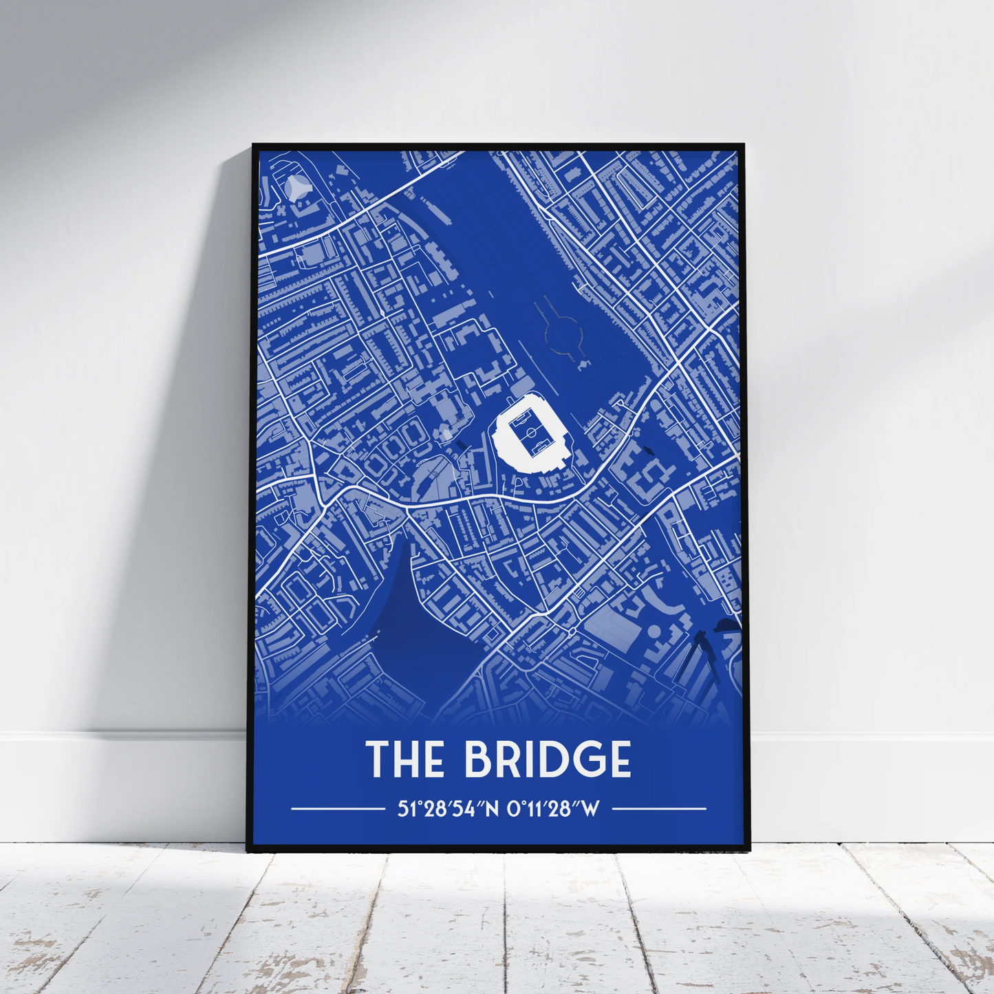 Stamford Bridge Chelsea - Stadium Map Poster - Fans Favourites