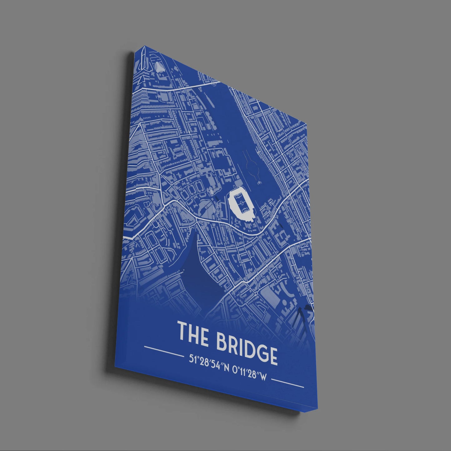 Stamford Bridge Chelsea - Stadium Map Poster - Fans Favourites