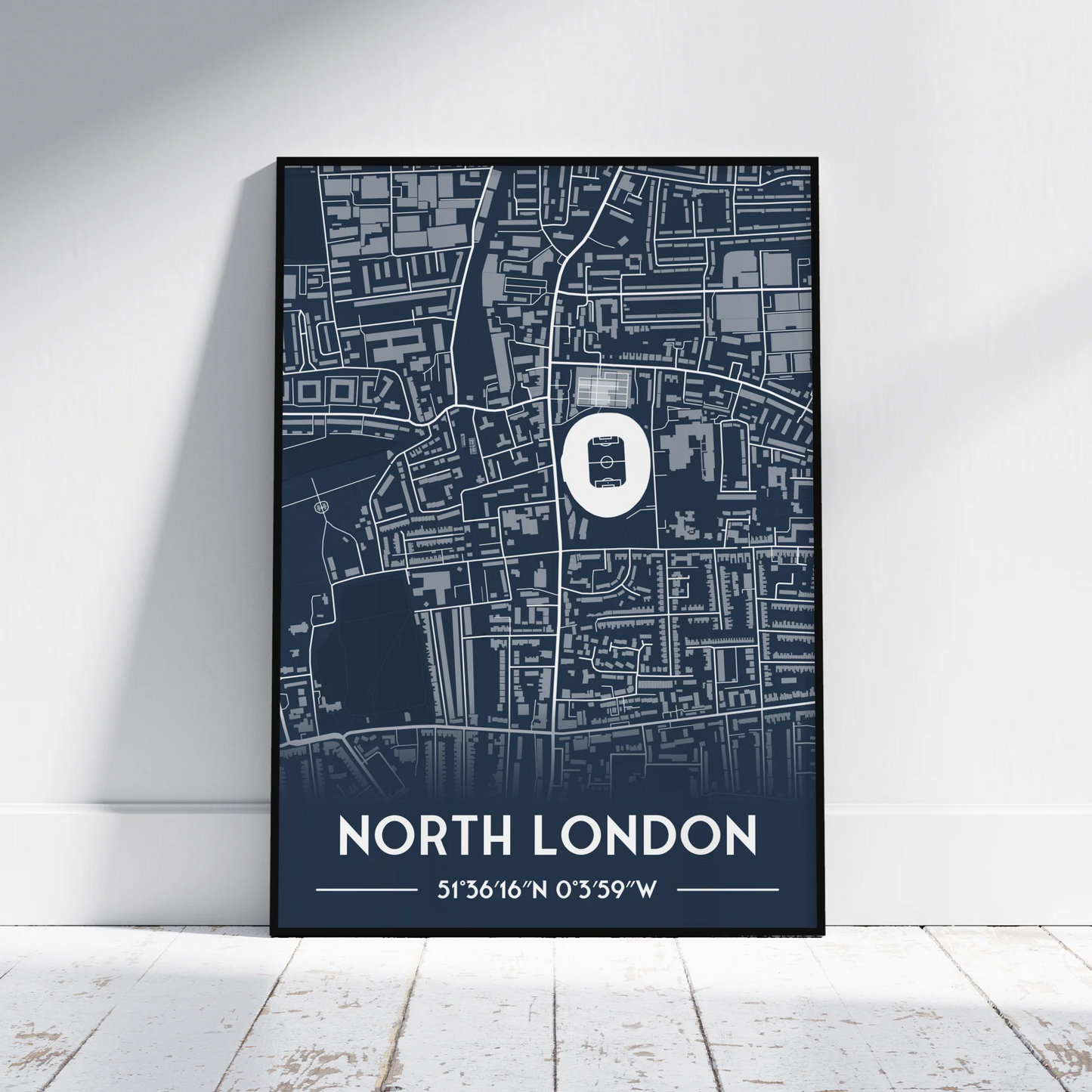 Tottenham - Stadium Map Poster - Fans Favourites