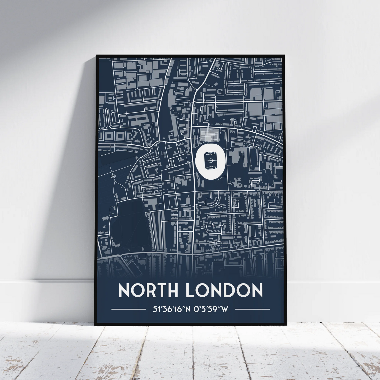 Tottenham - Stadium Map Poster - Fans Favourites