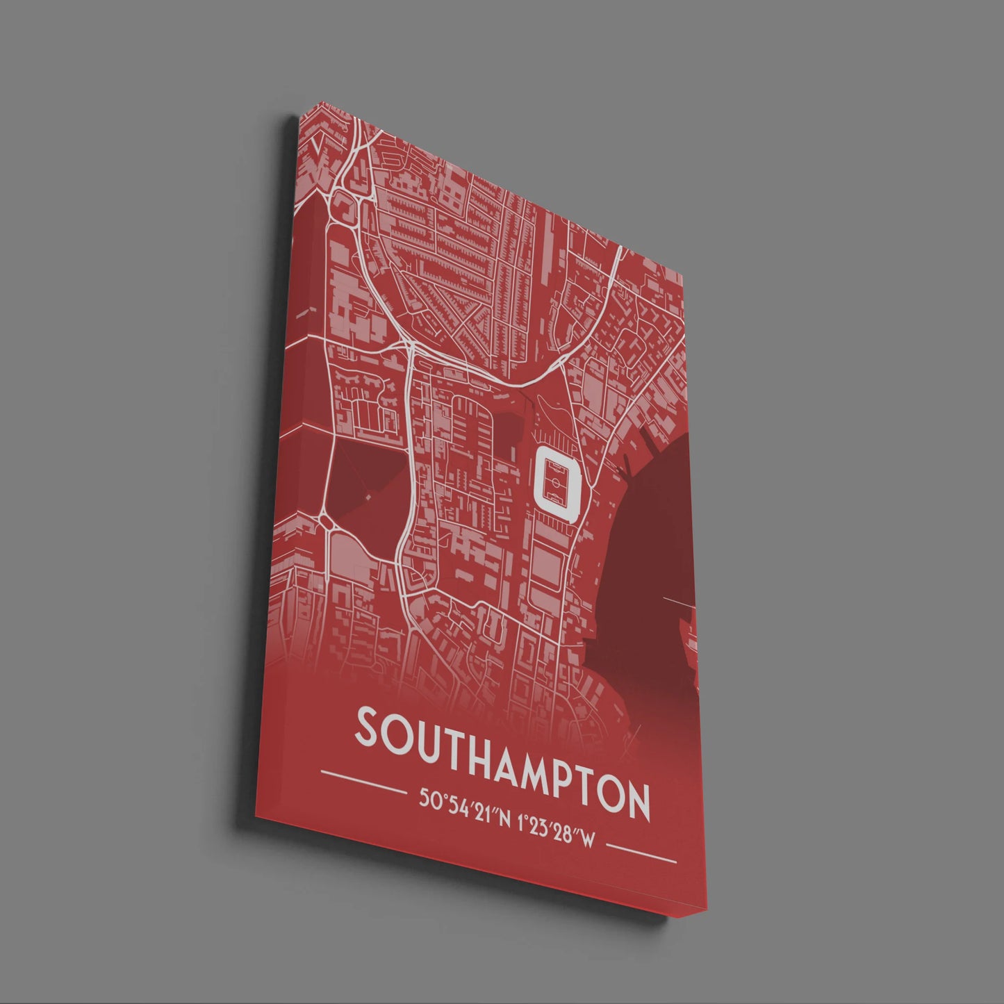 Southampton - Stadium Map Poster - Fans Favourites