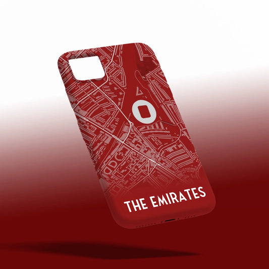 Arsenal Stadium Map - Phone Case Poster - Fans Favourites