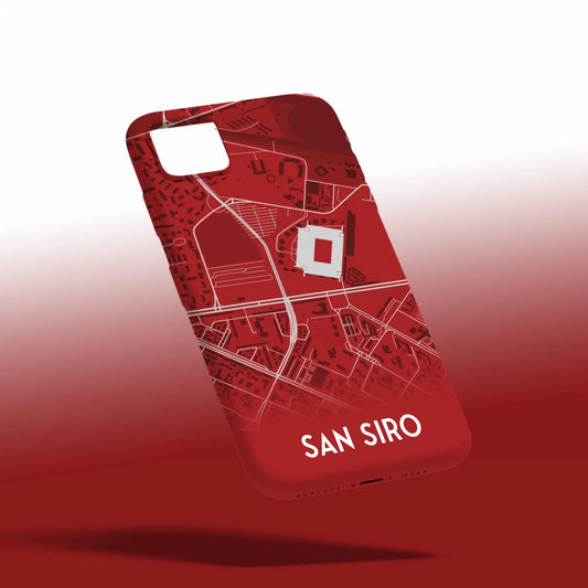 AC Milan Stadium Map - Phone Case Poster - Fans Favourites