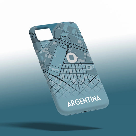 Argentina Stadium Map - Phone Case Poster - Fans Favourites