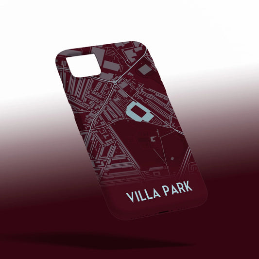 Aston Villa Stadium Map - Phone Case Poster - Fans Favourites