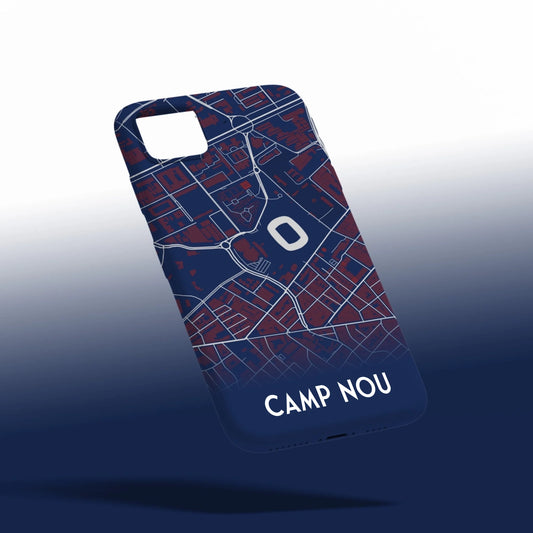 Barcelona Stadium Map - Phone Case Poster - Fans Favourites