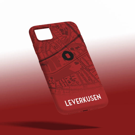 Bayer Leverkusen Stadium Map - Phone Case Poster - Fans Favourites
