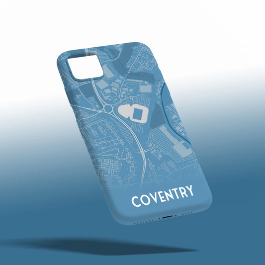 Coventry Stadium Map - Phone Case Poster - Fans Favourites