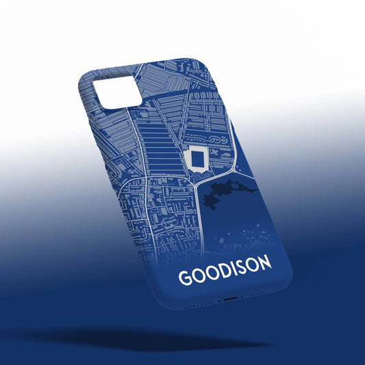 Everton Stadium Map - Phone Case Poster - Fans Favourites
