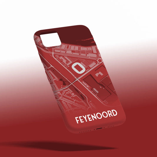 Feyenoord Stadium Map - Phone Case Poster - Fans Favourites