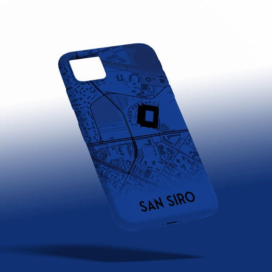 Inter Milan Stadium Map - Phone Case Poster - Fans Favourites
