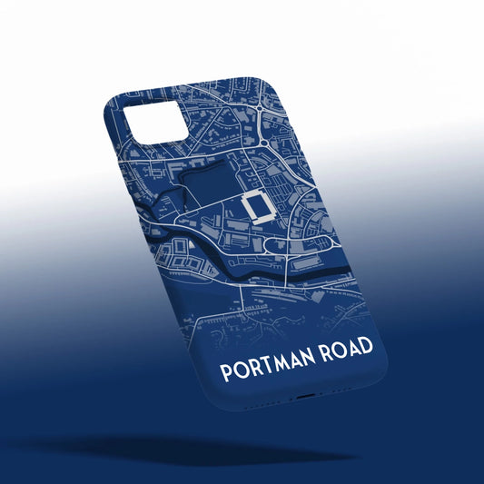 Ipswich Stadium Map - Phone Case Poster - Fans Favourites