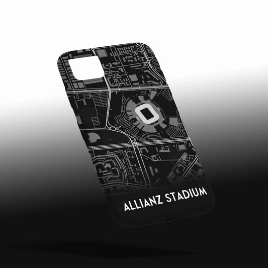 Juventus Stadium Map - Phone Case Poster - Fans Favourites