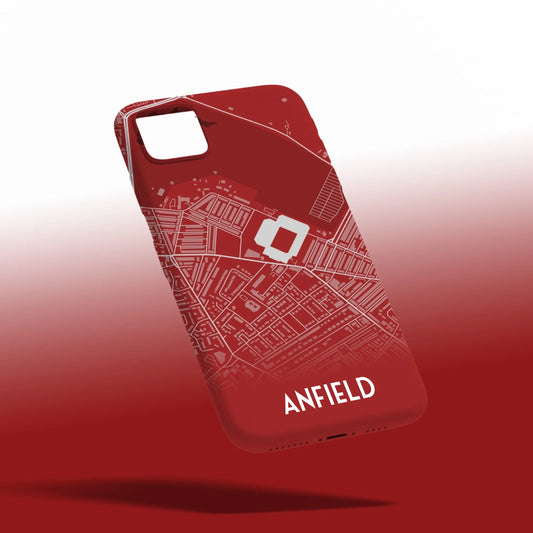 Liverpool Stadium Map - Phone Case Poster - Fans Favourites
