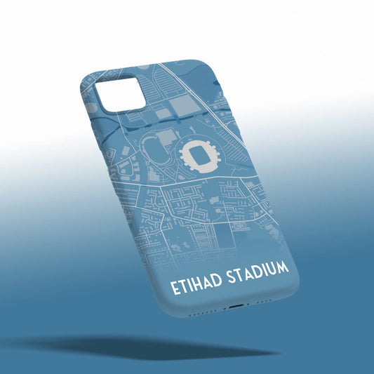 Man City Stadium Map - Phone Case Poster - Fans Favourites