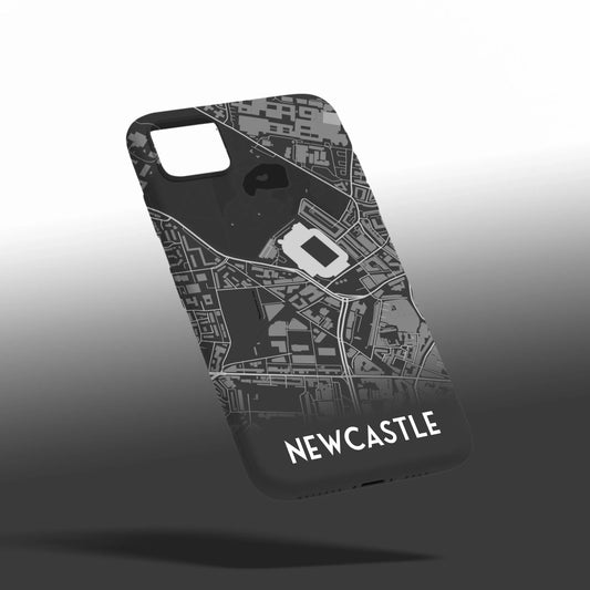 Newcastle Stadium Map - Phone Case Poster - Fans Favourites