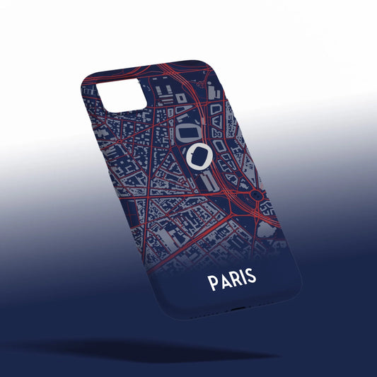 PSG Stadium Map - Phone Case Poster - Fans Favourites