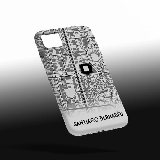 Real Madrid Stadium Map - Phone Case Poster - Fans Favourites