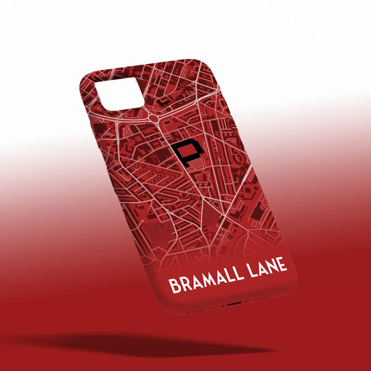 Sheffield Utd Stadium Map - Phone Case Poster - Fans Favourites