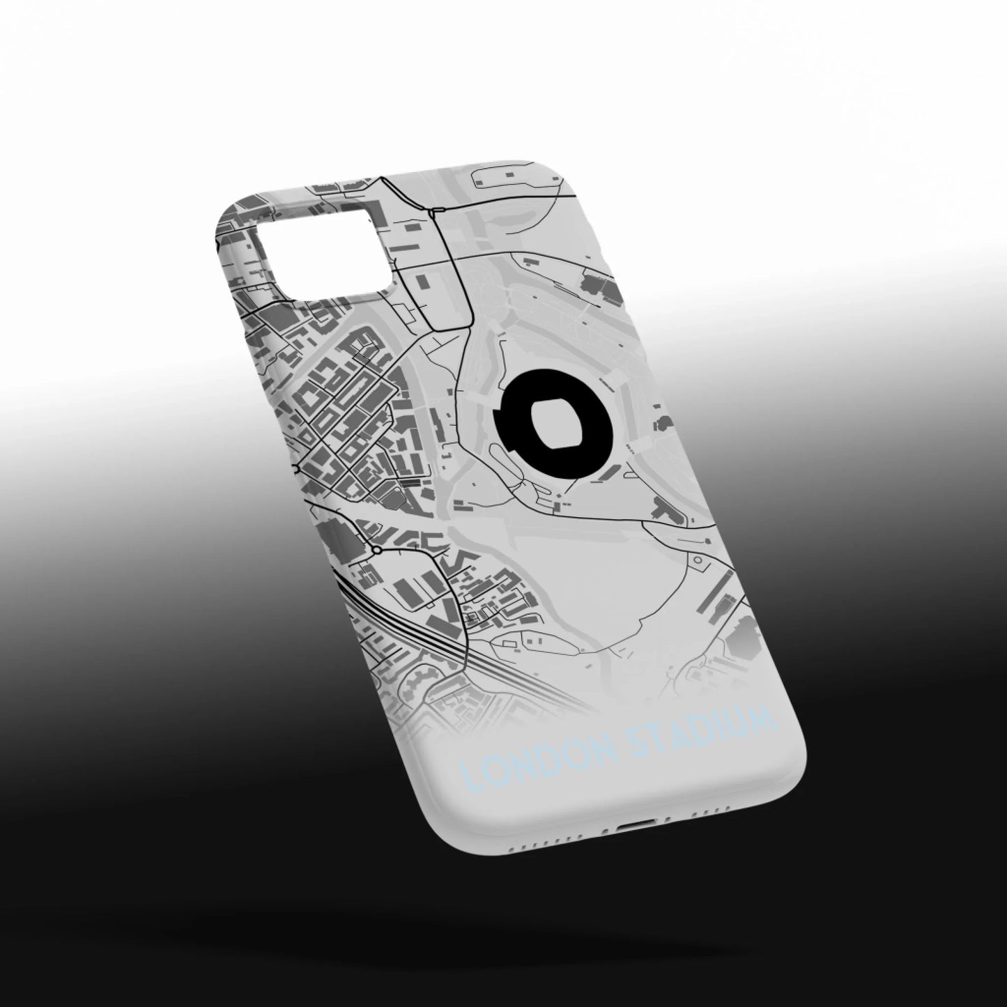 West Ham Stadium Map - Phone Case Poster - Fans Favourites
