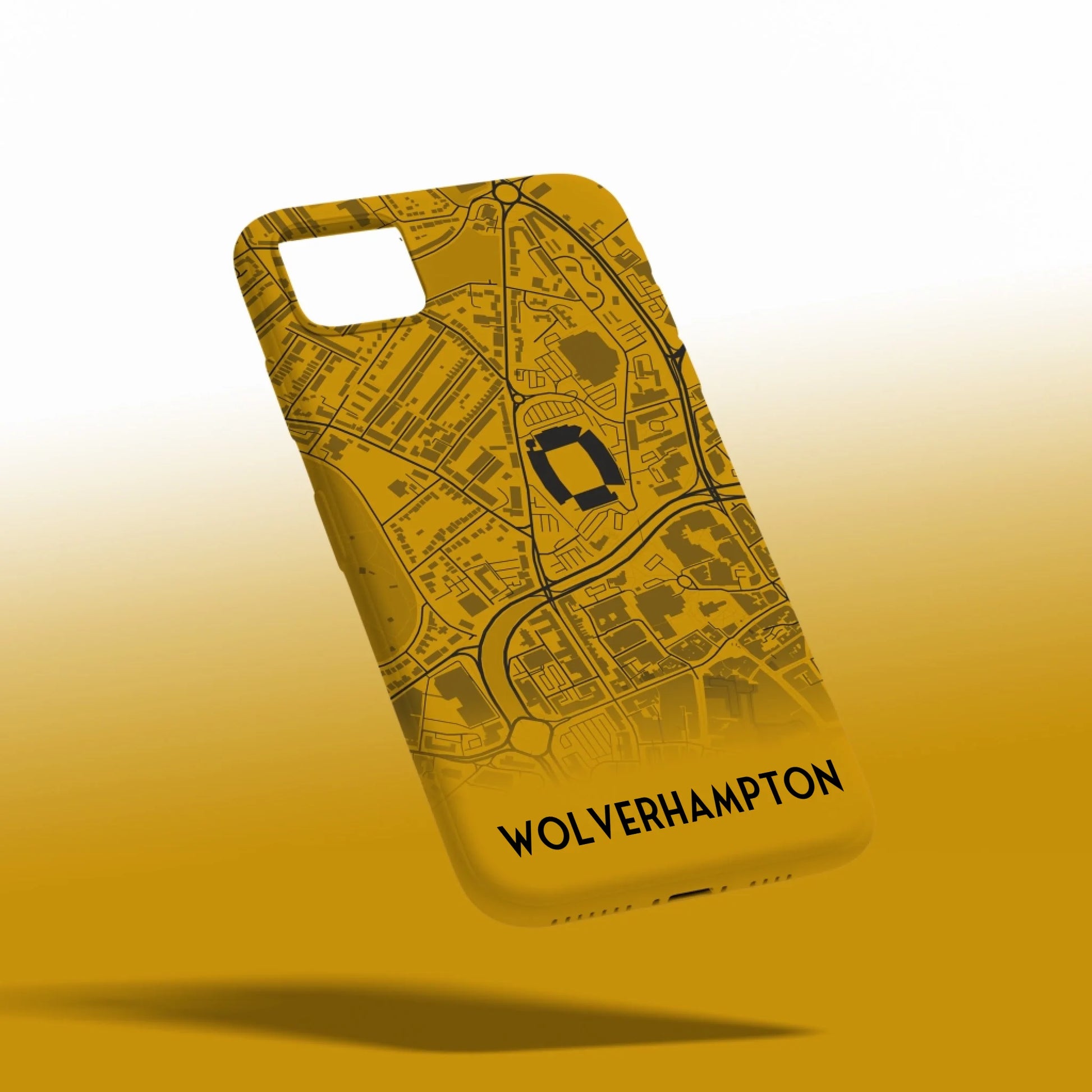 Wolves Stadium Map - Phone Case Poster - Fans Favourites
