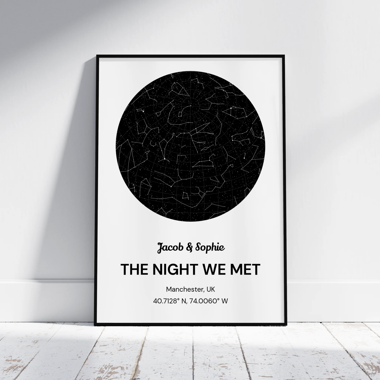 Couples Star Map - Personalised Gift