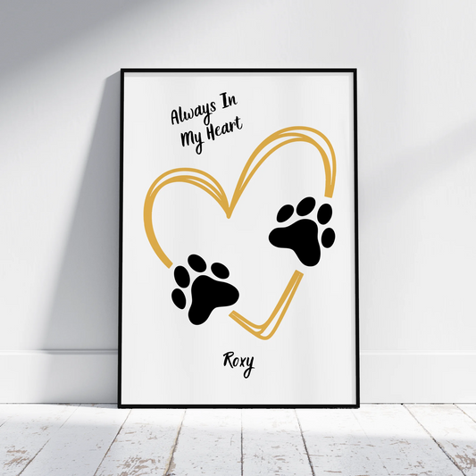 Pet Paw Prints - Personalised Gift