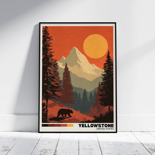 Yellowstone - Travel Print