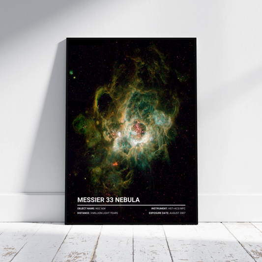 Messier 33 Nebula - Space Print