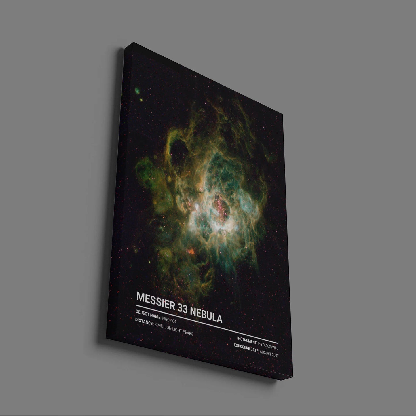 Messier 33 Nebula - Space Print