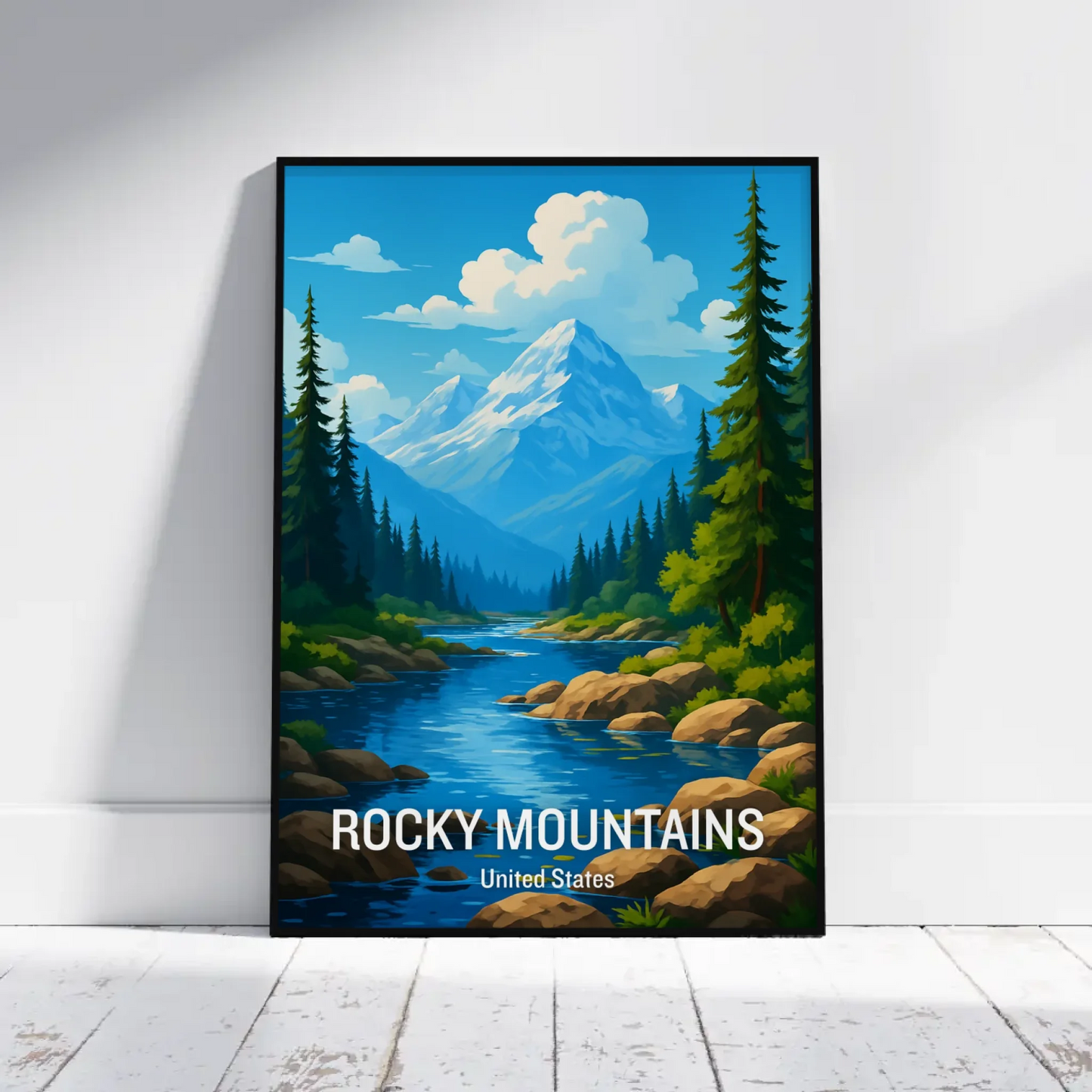 Rocky Mountains - Travel Print