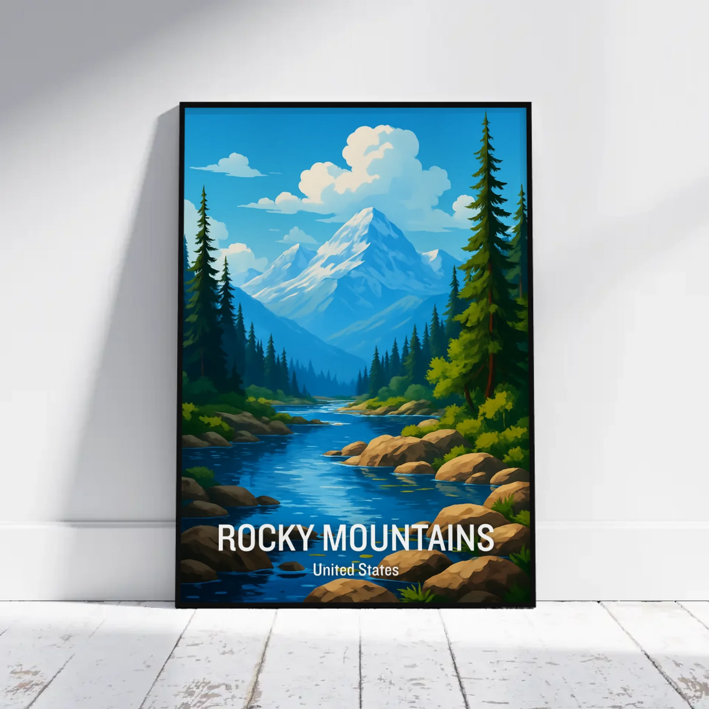 Rocky Mountains - Travel Print