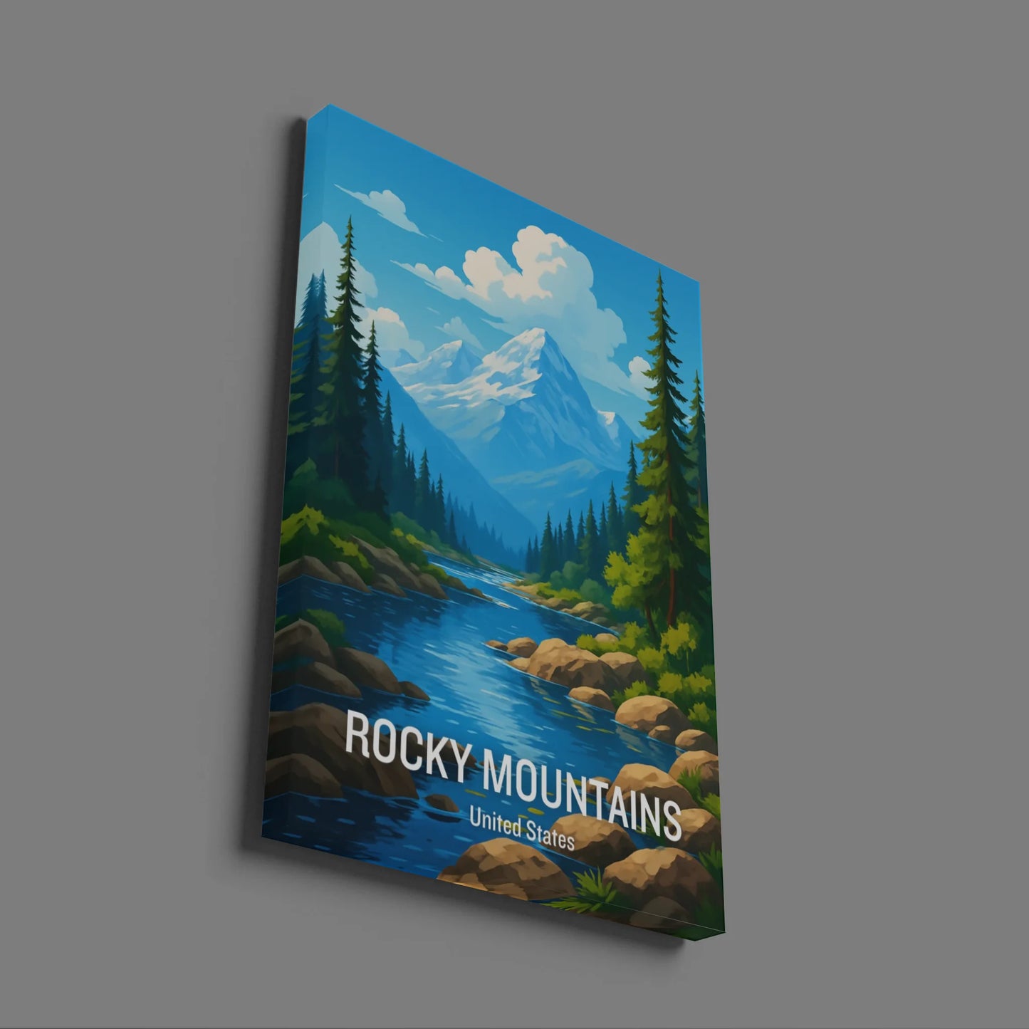 Rocky Mountains - Travel Print