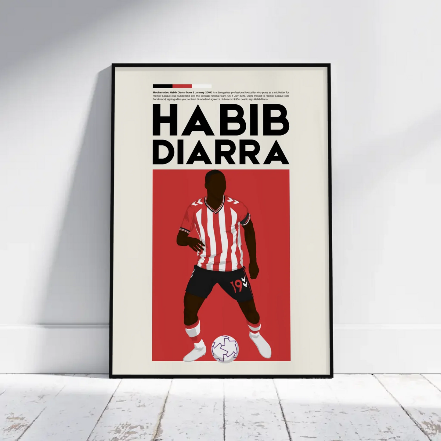 Habib Diarra Sunderland - Minimalist