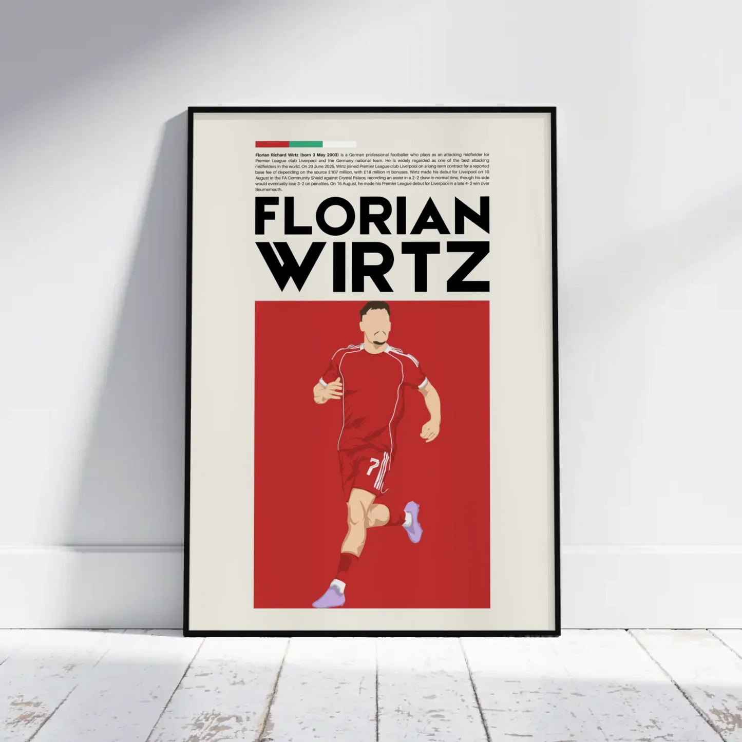 Florian Wirtz Liverpool - Minimalist