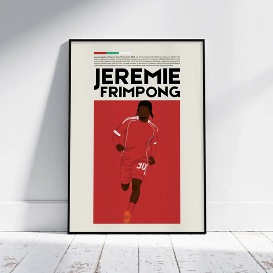 Jeremie Frimpong Liverpool - Minimalist