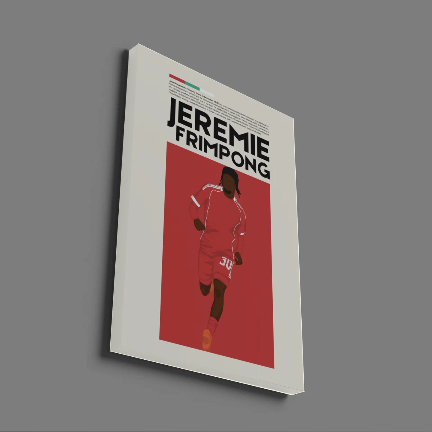 Jeremie Frimpong Liverpool - Minimalist